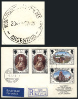 FDC Cover Sent From Port Stanley To Argentina On 3/JA/1983, With Arrival Backstamp Of Buenos Aires 20/SE, VF... - Falklandeilanden