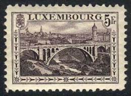 Sc.130, 1921/34 Bridge 5Fr. Violet, Perforation 11½, Mint Never Hinged, VF Quality, Catalog Value US$50. - Other & Unclassified