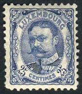 Sc.86, 1906/26 Grand Duke William IV 25c. Blue, Mint Never Hinged, VF Quality, Catalog Value US$325. - Autres & Non Classés