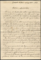 Interesting Hand-written Document Of The Year 1889 Related To The Municipality Of Montecrestese, VF Quality! - Sin Clasificación