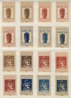 1927 VOLTA, Set Of 80 Different Cinderellas, Mounted On 5 Old Album Pages, Mint With Hinge Marks, Excellent... - Zonder Classificatie