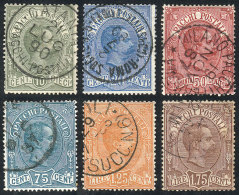 Sc.Q1/Q6, 1884/6 Complete Set Of 6 Used Values, Very Fine Quality, Catalog Value US$476. - Unclassified