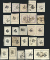 Lot Of Several Dozens Stamps Of The 1906 Issue Sc.422/427, Several Examples Of Each Value Including Some Pairs,... - Iran