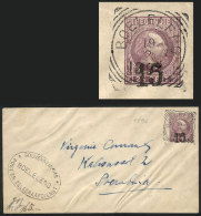 Stationery Envelope Surcharged 15 On 25c., Sent From BOELELENO To Soerabaia On 19/MAR/1894, Very Interesting! - Niederländisch-Indien