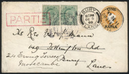 Cover Sent From BURY To England On 5/OC/1902, VF Quality! - Andere & Zonder Classificatie