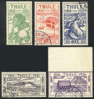 Yvert 1/5, 1935 Cmpl. Set Of 5 Used Values, Animals, Etc., VF Quality! - Thule