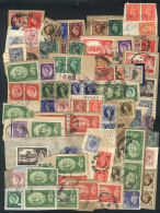 Lot Of Several Dozens Stamps On Fragments, Interesting, VF Quality, Low Start! - Other & Unclassified