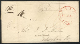 Folded Cover Sent To Notingham On 18/AP/1821, VF Quality! - Autres & Non Classés