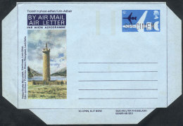 6p. Aerogram Illustrated With View Of An Old Tower, With SPECIMEN Overprint, VF Quality! - Luftpost & Aerogramme