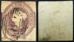 Sc.7d, 1854 6p. Light Violet With INVERTED WATERMARK Variety, Used, With Very Small Thin In One Corner On Reverse,... - Sonstige & Ohne Zuordnung