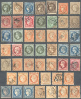 Lot Of Old Stamps WITH DEFECTS, Yvert Catalog Value Approximately Euros 1,500, Good Opportunity! - Andere & Zonder Classificatie