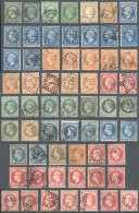 Lot Of Stamps Issued Between 1861 And 1867 Approx., Almost All Used And Of VF General Quality, Yvert Catalog Value... - Autres & Non Classés
