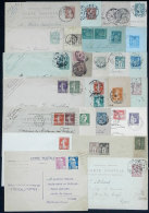 26 Old Used Postal Stationeries, Interesting Range Of Cancels And Destinations, Very Nice Group, Low Start! - Sonstige & Ohne Zuordnung