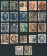 Lot Of Old Used Stamps, Scott Catalog Value Over US$400, Fine To Very Fine Quality, With Some Very Interesting Mute... - Other & Unclassified