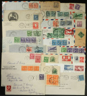 37 Covers Used In Varied Periods, Some With Interesting Postages And Postmarks, Mixed Quality (some With Defects),... - Postal History
