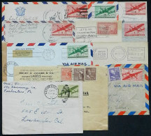 11 Covers Used Between 1929 And 1944, Many Sent By Soldiers At The War Front, Very Interesting! - Poststempel