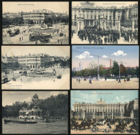 MADRID: 47 Old Postcards With Very Interesting Views, General Quality Is Fine To VF, Very Good Lot With High Retail... - Other & Unclassified