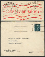 ERROR IN DESTINATION: Cover Posted From Madrid To ROSARIO (ARGENTINA), But Sent By Mistake To BOLIVIA (see Red... - Other & Unclassified