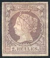 Yv.52 (Sc.54), 1860/1 2R. Lilac Onpurplish Paper, Mint With Part Original Gum (with Old Hinge Remnants), Very Nice... - Otros & Sin Clasificación