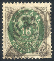 Yv.20, 1870 16Sk. Gray And Green, VF Quality, Catalog Value Euros 220. - Otros & Sin Clasificación