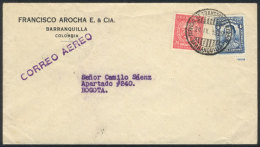 24/SE/1929 Barranquilla - Bogotá: SCADTA First Flight Cover, VF Quality! - Kolumbien