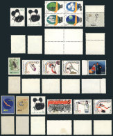 Small Lot Of Modern Stamps, Most MNH And Of Very Fine Quality (a Few With Minor Defects On Gum), Low Start! - Lots & Serien