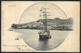 COQUIMBO: Sailing Boat, View From The Port, Editor Carlos Brandt, Used In 1904, VF Quality! - Chile