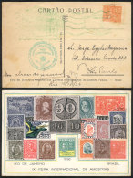 Postcard Commemorating The IX Intl. Fair Of Samples Of Rio, Sent To Sao Paulo On 12/OC/1936, VF Quality! - Otros & Sin Clasificación