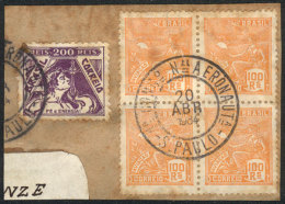 Fragment Of Cover With Interesting Aeronautic Cancel Of 20/AP/1934, VF Quality - Sonstige & Ohne Zuordnung