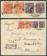 Registered Cover Sent From Sao Paulo To Germany In DEC/1921 With Nice Postage Of 700Rs., Interesting! - Autres & Non Classés