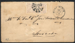 Cover Franked With 2x 100Rs. Lilac (Sc.90), Posted From MOGY MIRIM To Sorocaba On 29/OC/1887, Very Interesting! - Otros & Sin Clasificación