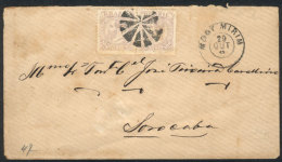 Cover Franked With 2x 100Rs. Lilac (Sc.90), Posted From MOGY MIRIM To Sorocaba On 29/OC/1887, Very Interesting! - Other & Unclassified