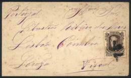 Cover Franked By Sc.74 (260 Reales Rouletted Of 1878/9), Sent From Rio De Janeiro To Portugal On 27/NO/1878, VF! - Other & Unclassified