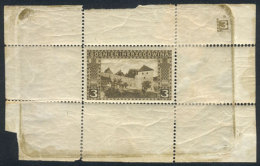 Yvert 31 (Sc.32), Proof Printed On Little Perforated And Gummed Sheet, In Adopted Color. Some Perforations Are... - Bosnië En Herzegovina
