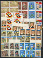 Lot Of Modern Stamps, All MNH And Of Excellent Quality, Most In Blocks Of 4, Yvert Catalog Value Euros 395+ - Bolivië