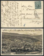 Real Photo PC With View Of La Paz Sent To Argentina On 19/MAR/1928, Franked With 5c., VF Quality! - Bolivie