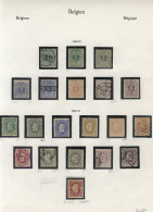 Collection On Pages (circa 1865 To 1922, Not Complete), With Many Used And Mint Stamps (some MNH, Others Hinged,... - Colecciones