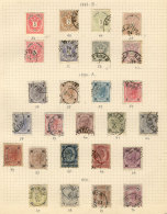 Old Collection On Album Pages, Fairly Advanced For The 1883-1924 Period, Including Very Nice Stamps And Sets, Yvert... - Collections