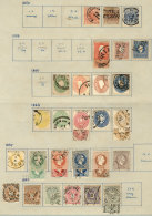 Old Collection On Album Pages, Including Many Interesting Stamps And Some Scarce Postmarks, Fine General Quality... - Verzamelingen