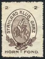 1913 Cinderella, Topic BICYCLE, CYCLISM, Stahlrad Klub Graz, VF Quality! - Other & Unclassified