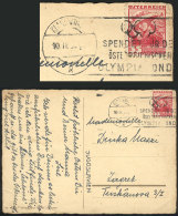 Postcard Used On 10/AP/1935 With Interesting Machine Cancel With Slogan Of The OLYMPIC GAMES, VF! - Other & Unclassified