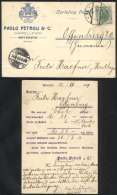 Card Franked With 5h. And Sent From ROVERETO To Offenburg (Germany) On 13/DE/1907, VF! - Andere & Zonder Classificatie