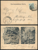 Postcard (view Of Semmering, Pfarrhaus & Kapelle) Franked With 5h. And Sent From SEMMERING To Mödling On... - Otros & Sin Clasificación