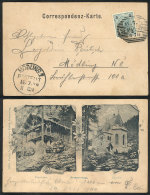 Postcard (view Of Semmering, Pfarrhaus & Kapelle) Franked With 5h. And Sent From SEMMERING To Mödling On... - Autres & Non Classés