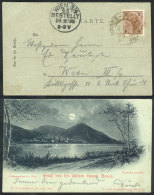 Postcard ("Gruss Von Der Schönen Blauen Donau") Franked With 2kr. And Sent From SEMMERING To Mödling On... - Andere & Zonder Classificatie