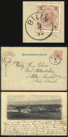 Postcard (general View Of Hostomitz) Franked With 2kr. And Sent From BILIN To Mittel-Arnsdorf On 9/JUL/1898, VF! - Andere & Zonder Classificatie