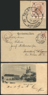 Postcard (view Of The Central Square Of Iglau) Franked With 2kr. And Sent From IGLAU To Mittel-Arnsdorf On... - Other & Unclassified