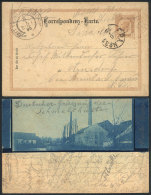 2kr. Postal Card With View Printed Privately On Reverse, "Deutscher Gruss Aus Der Schmelzhütte" Written In... - Otros & Sin Clasificación