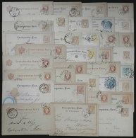 34 Old Used Postal Stationeries, With Some Interesting Postmarks, General Quality Is Fine To VF (few With Defects),... - Otros & Sin Clasificación