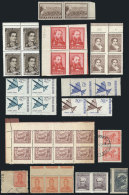 PERFORATION VARIETIES: Lot Of 13 Interesting Pieces, Some Spectacular, Most Mint And Of Fine To VF Quality! - Lots & Serien